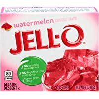 Jell-O Gelatin Dessert- Watermelon- 3-Ounce Boxes (Pack Of 4)